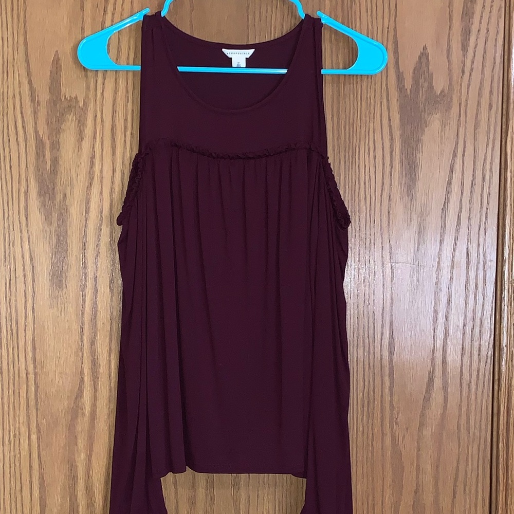 Aeropostale long sleeve with shoulder cut outs